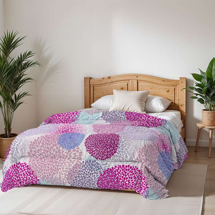 TRAPUNTA BASIC INVERNALE STAMPATA SINGOLO, SOFFIONI