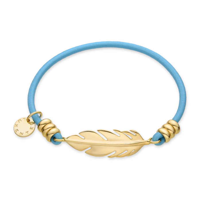 Coletero acabado en oro amarillo de 18k