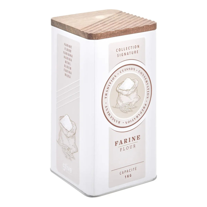 Boîte à farine 1,6L creme