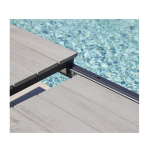 CAVALAIRANA - Ensemble table et chaises de jardin  - Gris Perle