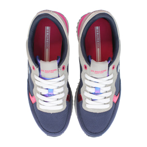 U.S. Polo Assn. - Sneakers SACHA002W4ST1 in camoscio per donna