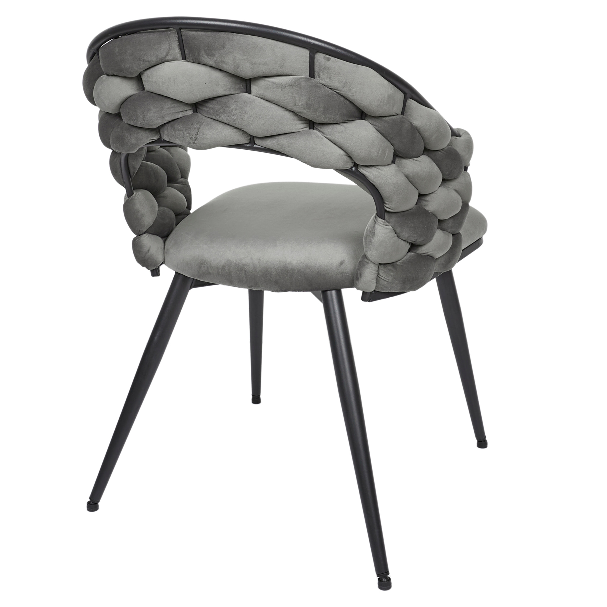 Chaise Sawyer Gris - Lot de 2