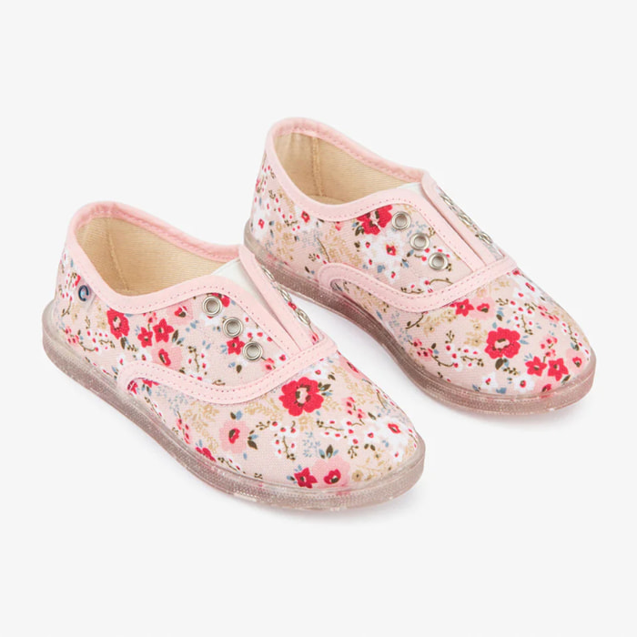 Zapatillas de Lona Ecológicas Flores