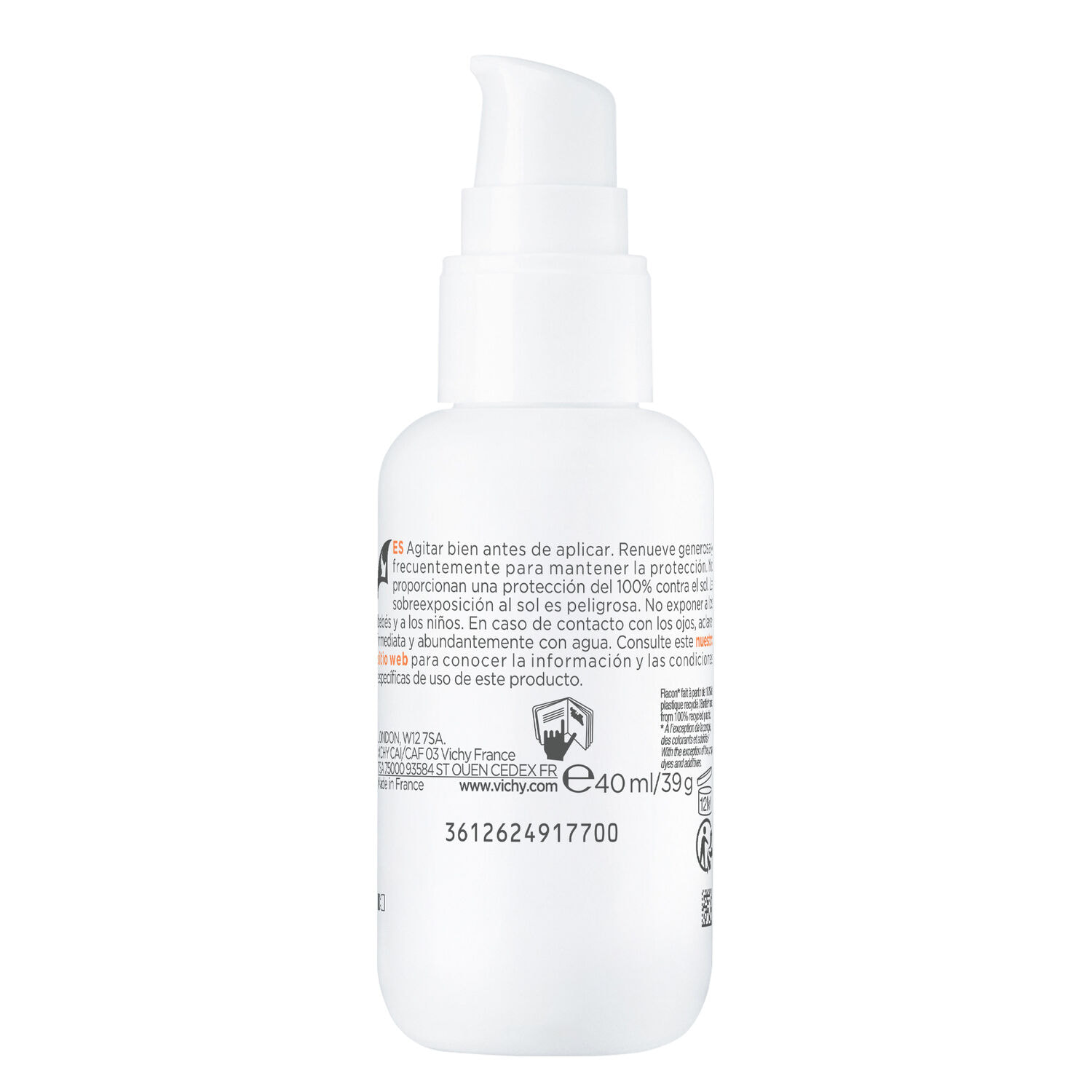 Capital Soleil SPF50+  - Fluide Solaire Anti-Photoviellissement Teinte Medium 40 ml