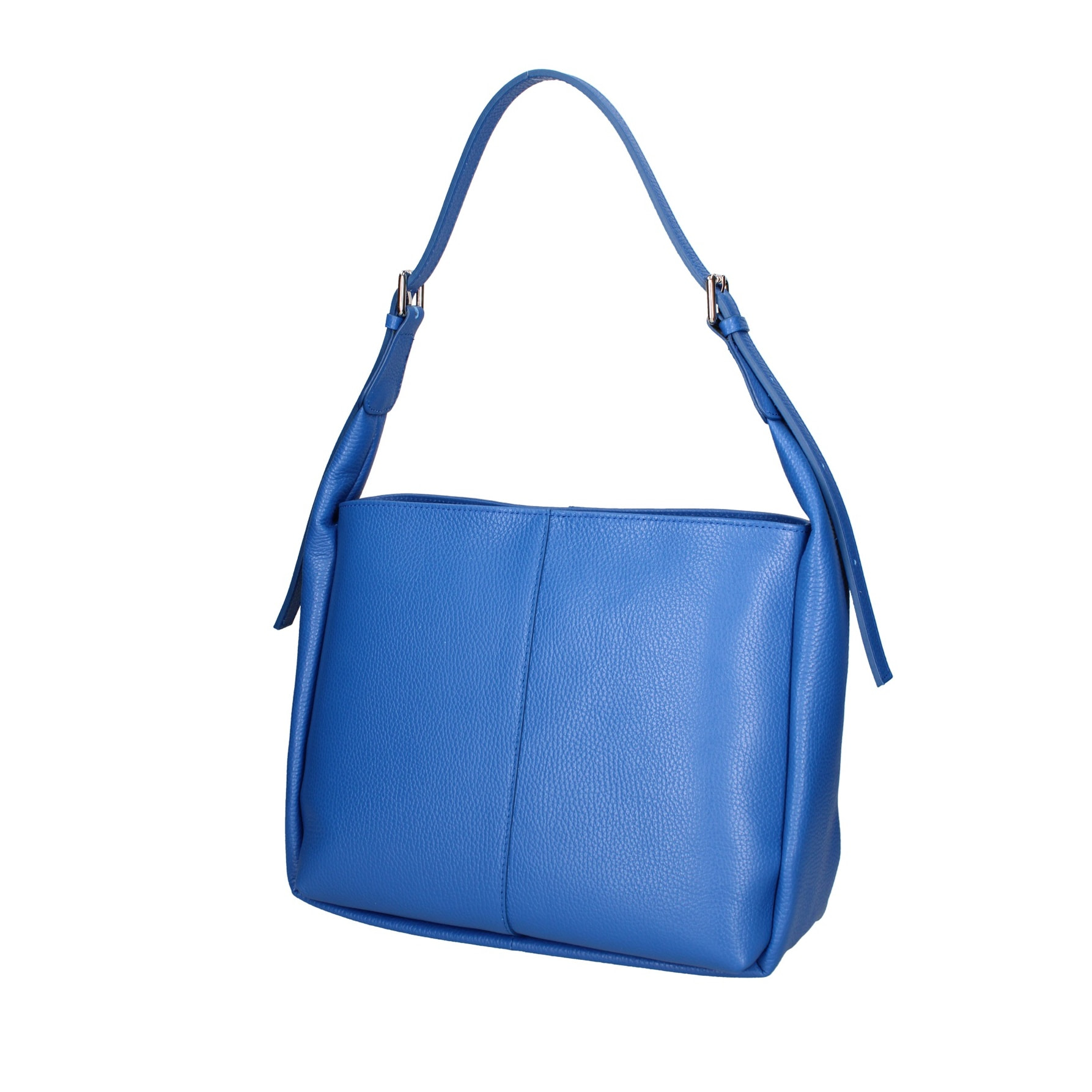 Borsa a spalla da donna - Modello False - Misto pelle e tessuto - 31.0 x 26.0 x 14.0 cm