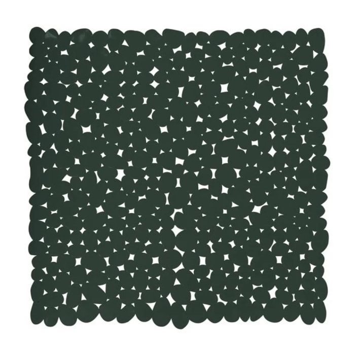 Tapis fond de douche PVC GALETS 53x53cm Vert Foncé MSV