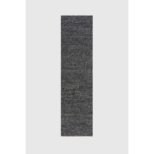 Tapis laine bouclée de couloir MINERALS Gris