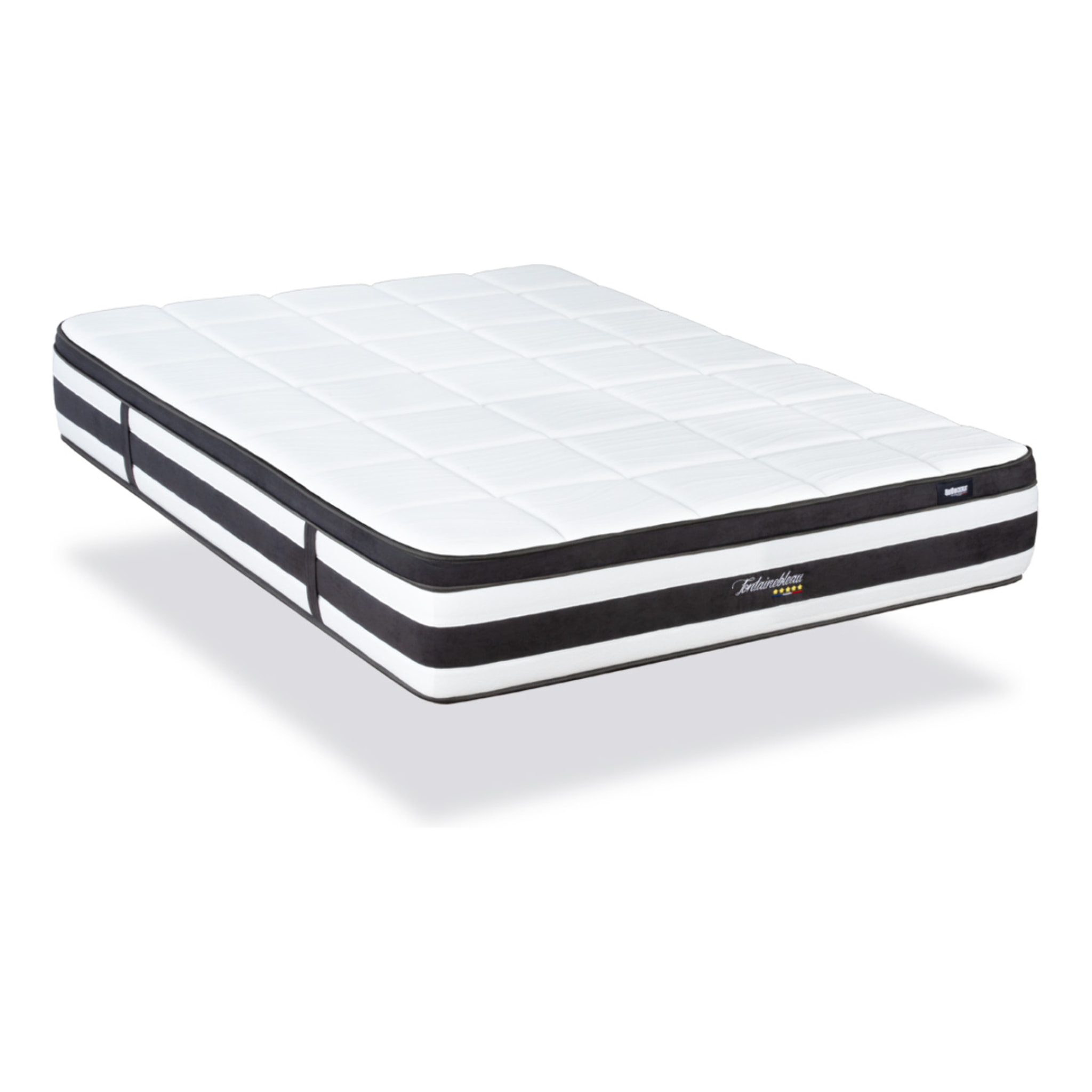 Matelas Hybride Fontainebleau, 25 cm, Soutien Ferme, Ressorts Ensachés & Mousse mémoire de forme