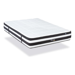 Matelas Hybride Fontainebleau, 25 cm, Soutien Ferme, Ressorts Ensachés & Mousse mémoire de forme
