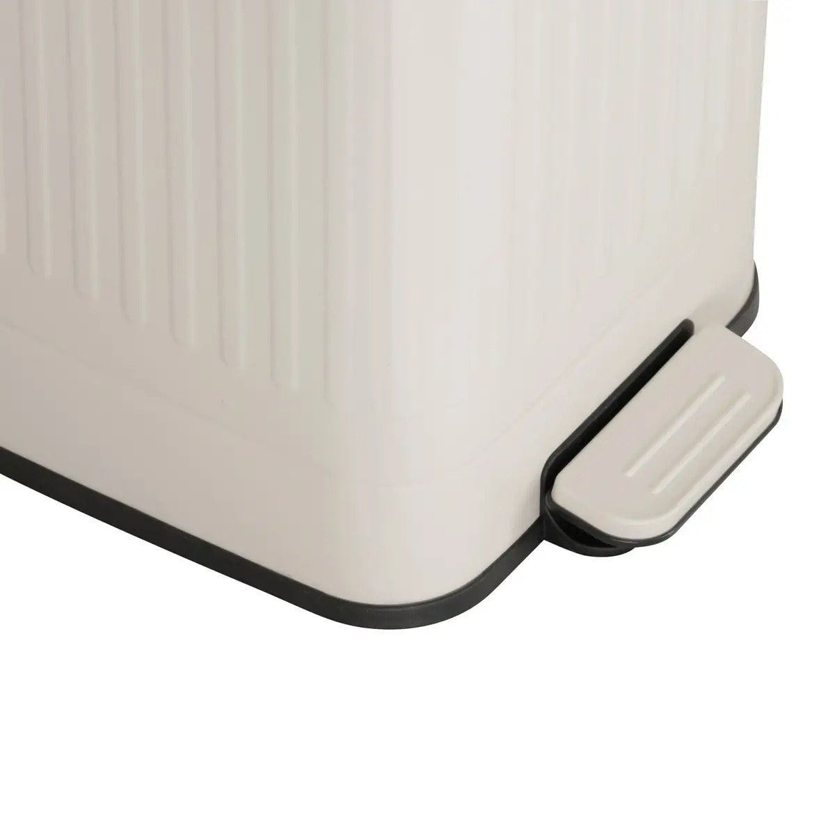 Poubelle Nova avec Pedale 30L Beige 35x27x58 cm