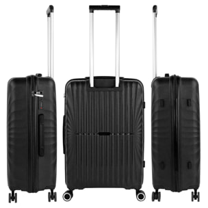 Juego De Maletas Rígidas Pp Jaslen Crawley Negro