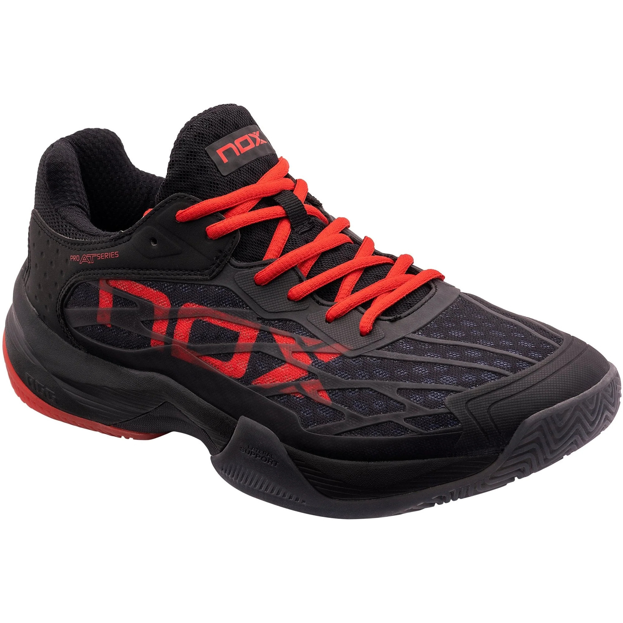 Zapatillas de pádel AT10 LUX Negro/Rojo