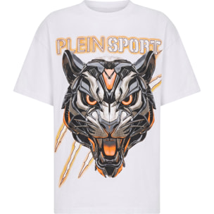 PLEIN SPORT Camiseta de cuello redondo y manga corta TIGER