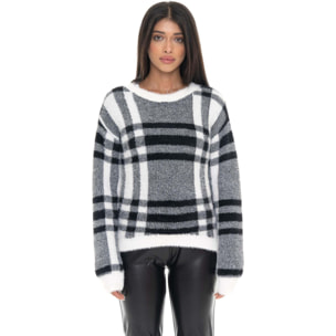 Sudadera mujer Leone 1947 Apparel Glam Winter cuello redondo