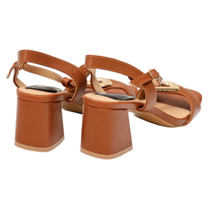 Sandali cinturino regolabile - applicazione - tacco 7,5 cm