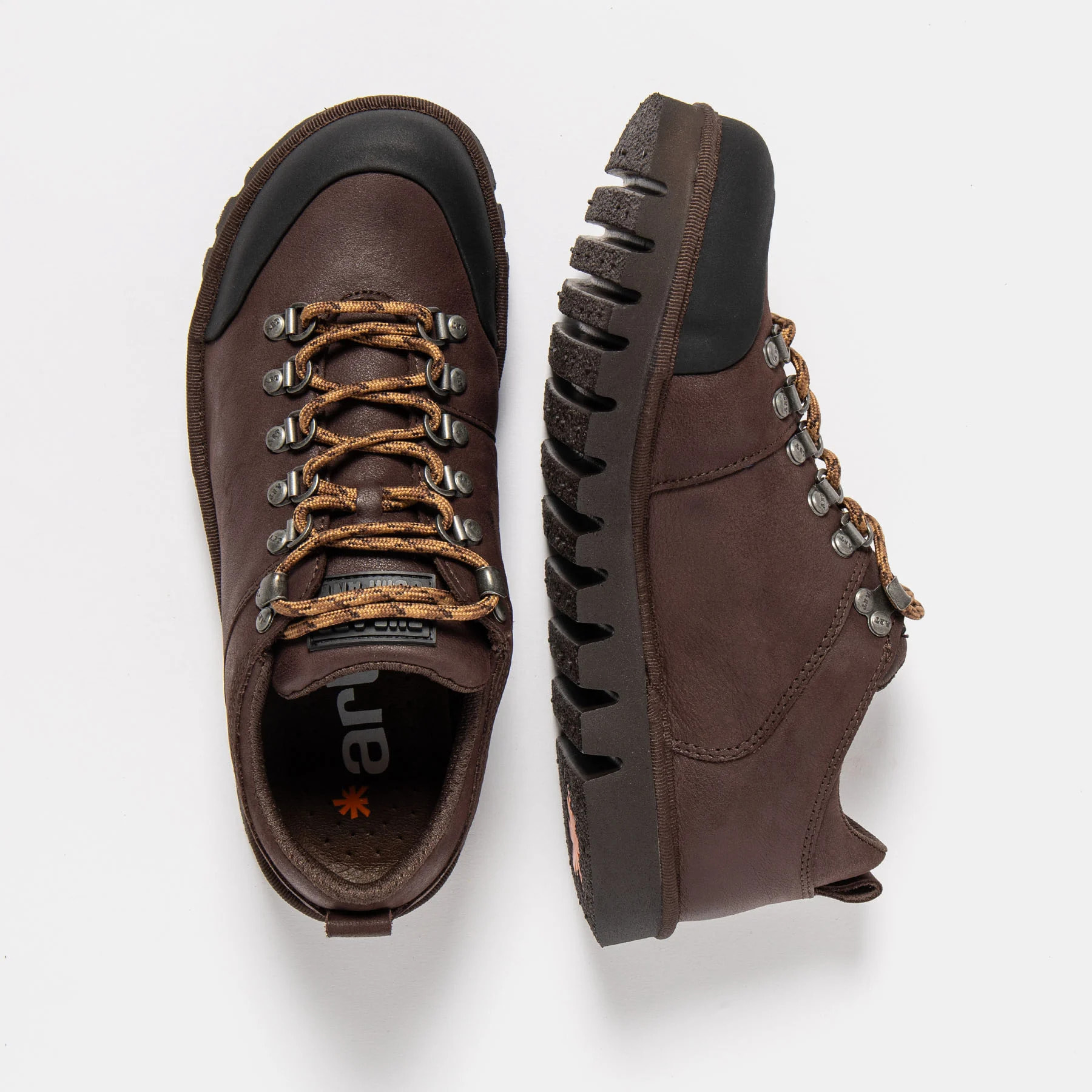 Zapatos 1629 ROMA BROWN-BLACK/ MONTREAL color Brown-black