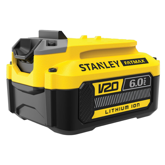 Batterie LITHIUM-ION 18V 6Ah - STANLEY Fatmax SFMCB204-XJ - Technologie améliorée gamme Fatmax V20