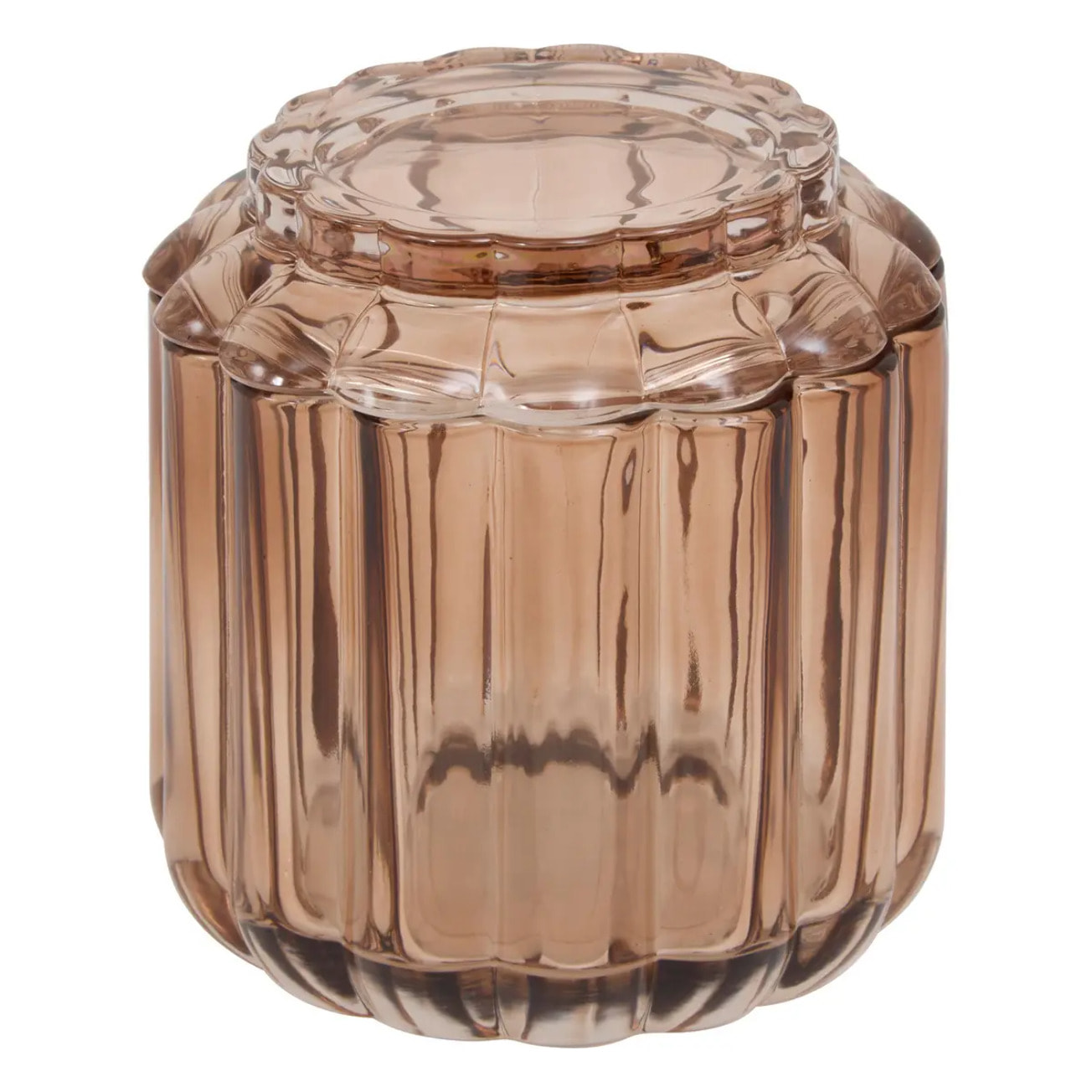 Pot à coton Florea ambre