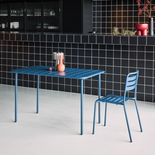 Table de jardin métal 4 places AMÉLIA