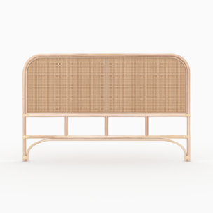 Tête de lit en rotin et cannage 140 cm - Grace