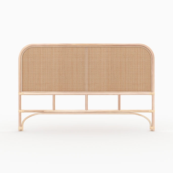 Tête de lit en rotin et cannage 140 cm - Grace