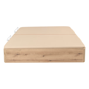 Canapé Abatible | 41CM | ENVIO, MONTAJE Y RETIRADA INCLUIDO | Tapa Doble | Gran Capacidad | Naturbox 2.0 Plus
