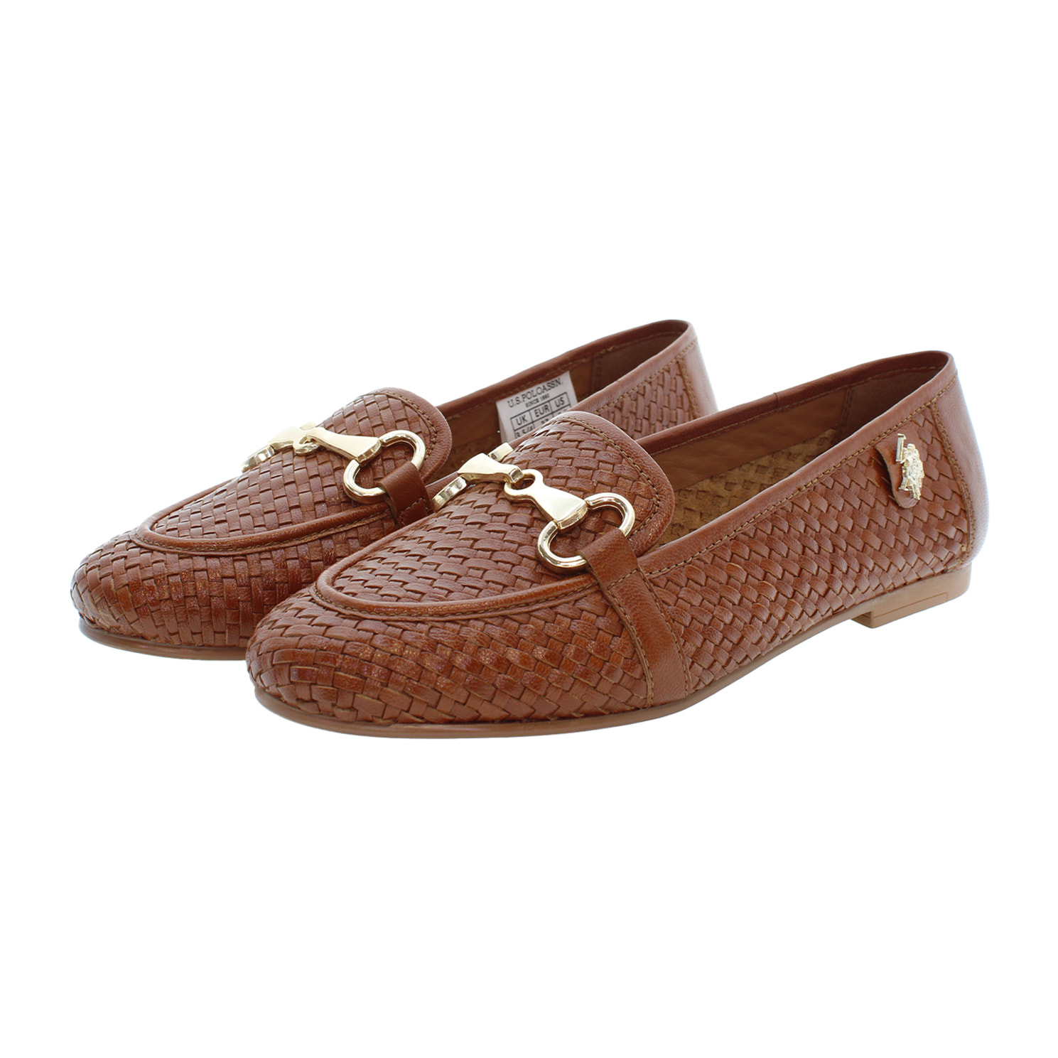 U.S. Polo Assn. - Mocassini CHERY001W/5L3 in pelle per donna