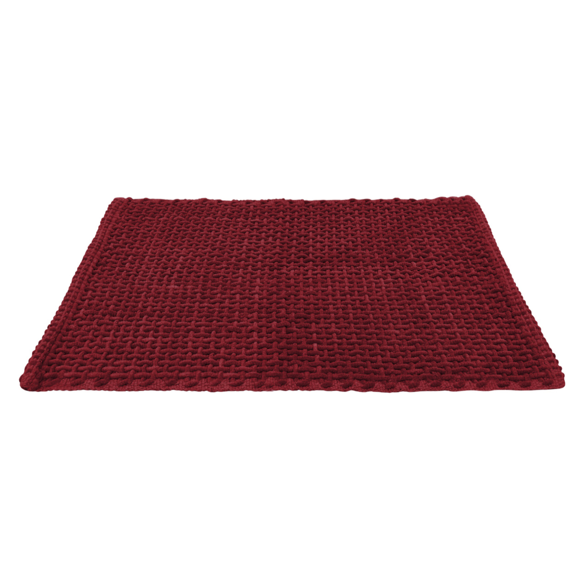 Tappeto Bagno Doccia Antiscivolo Super Assorbente Modello Osaka Bordeaux