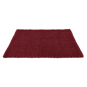 Tappeto Bagno Doccia Antiscivolo Super Assorbente Modello Osaka Bordeaux