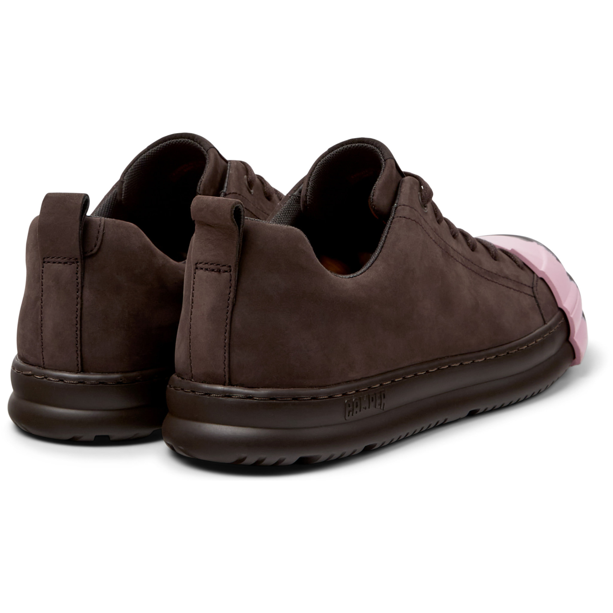 Scarpe stringate - CAMPER Junction Runner - Marrone - Pelle nabuk