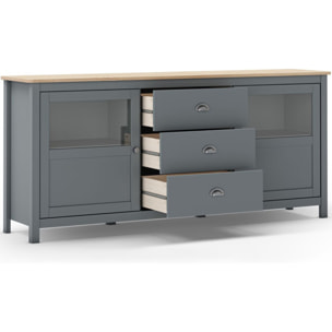 Buffet 2 portes et 3 tiroirs - MACHA