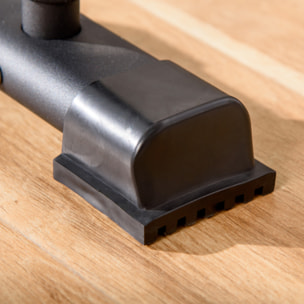 Barras Paralelas Calistenia de Acero Barras Paralelas con Alfombra Antideslizante y Empuñaduras Acolchadas para Entrenamiento de Fitness en Gimnasio Hogar 36x25x20 cm Negro