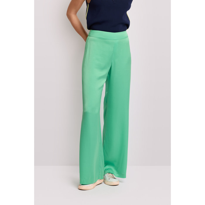 Kocca - Pantaloni eleganti satinati Donna