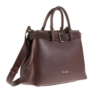 Borsa a mano da donna Made in Italy - Modello Lumina Chic - 100% pelle - 37.0 x 25.0 x 12.0 cm