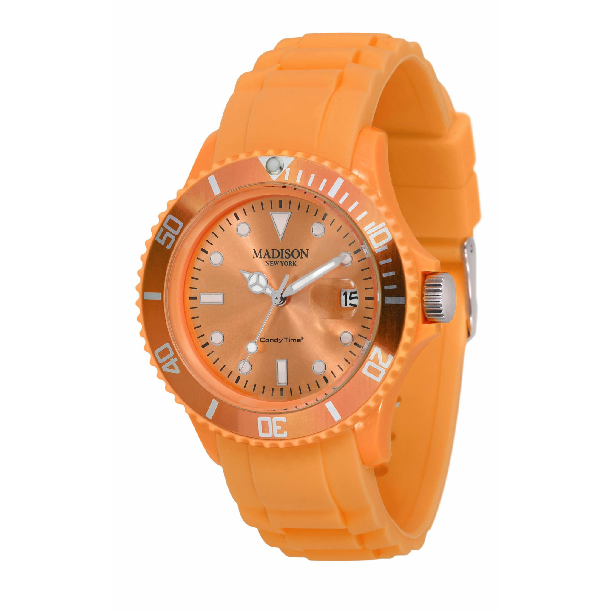 Reloj Madison U4167-22 Unisex Analogico Cuarzo con Correa de Caucho