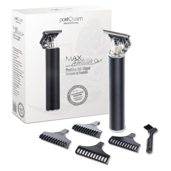 cortapelos de precision max detailer - negro