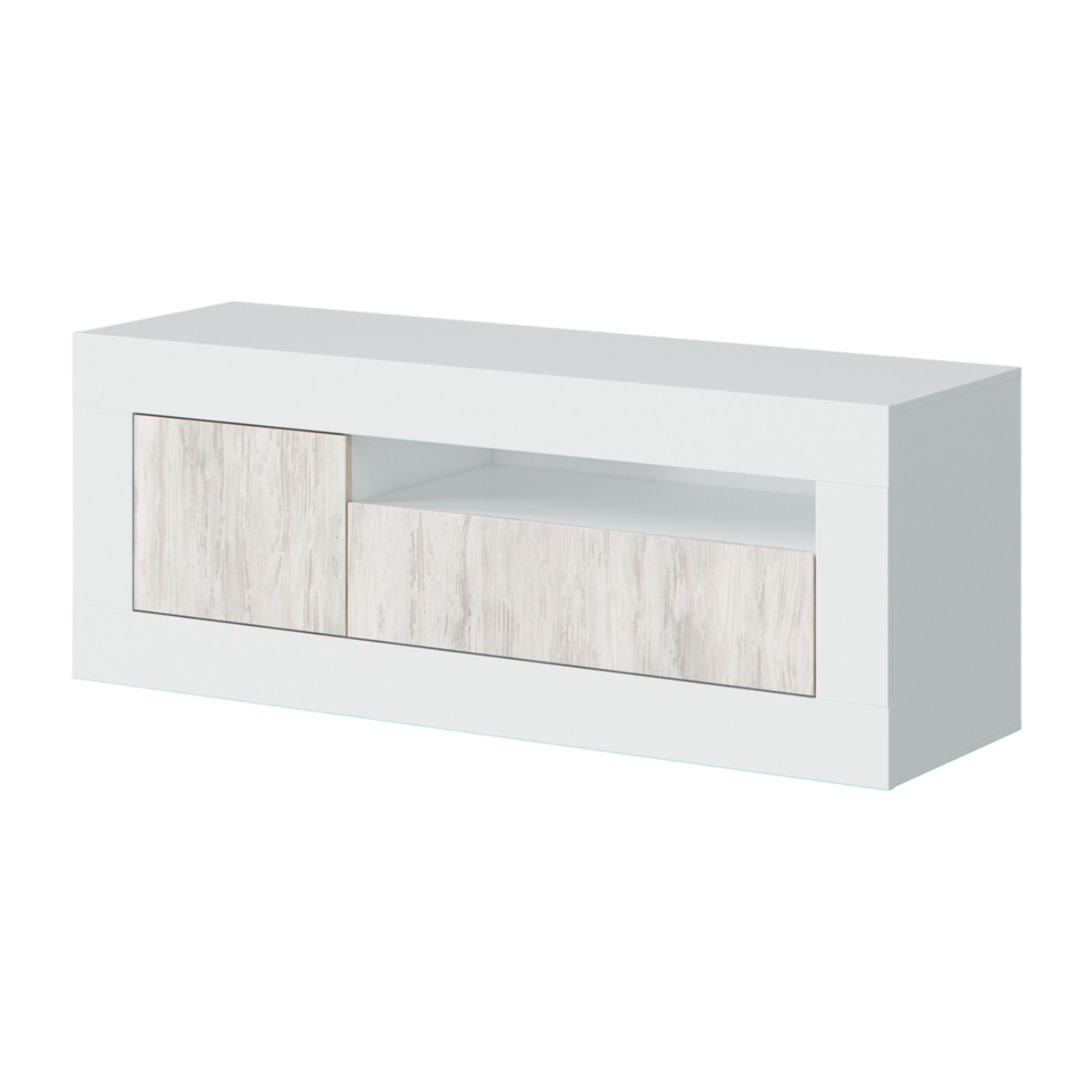 Mueble Tv 3 Puertas 53x139x42 Cm Blanco Artik