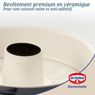 Moule à manqué et à savarin double fond 28 cm Dr.Oetker Back Trend