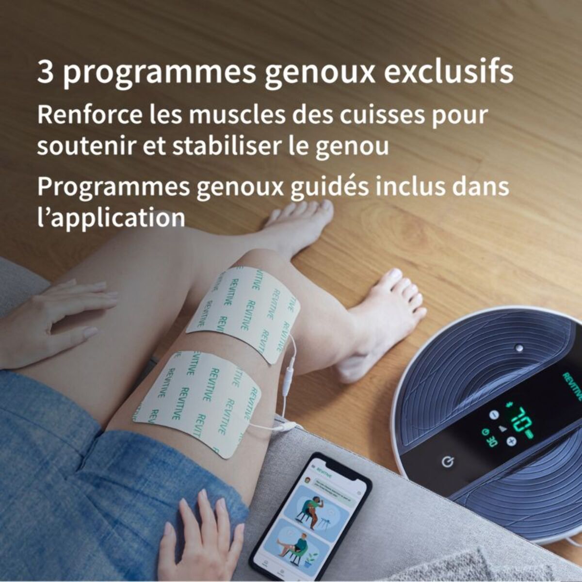 Stimulateur circulatoire REVITIVE Medic coach connecte