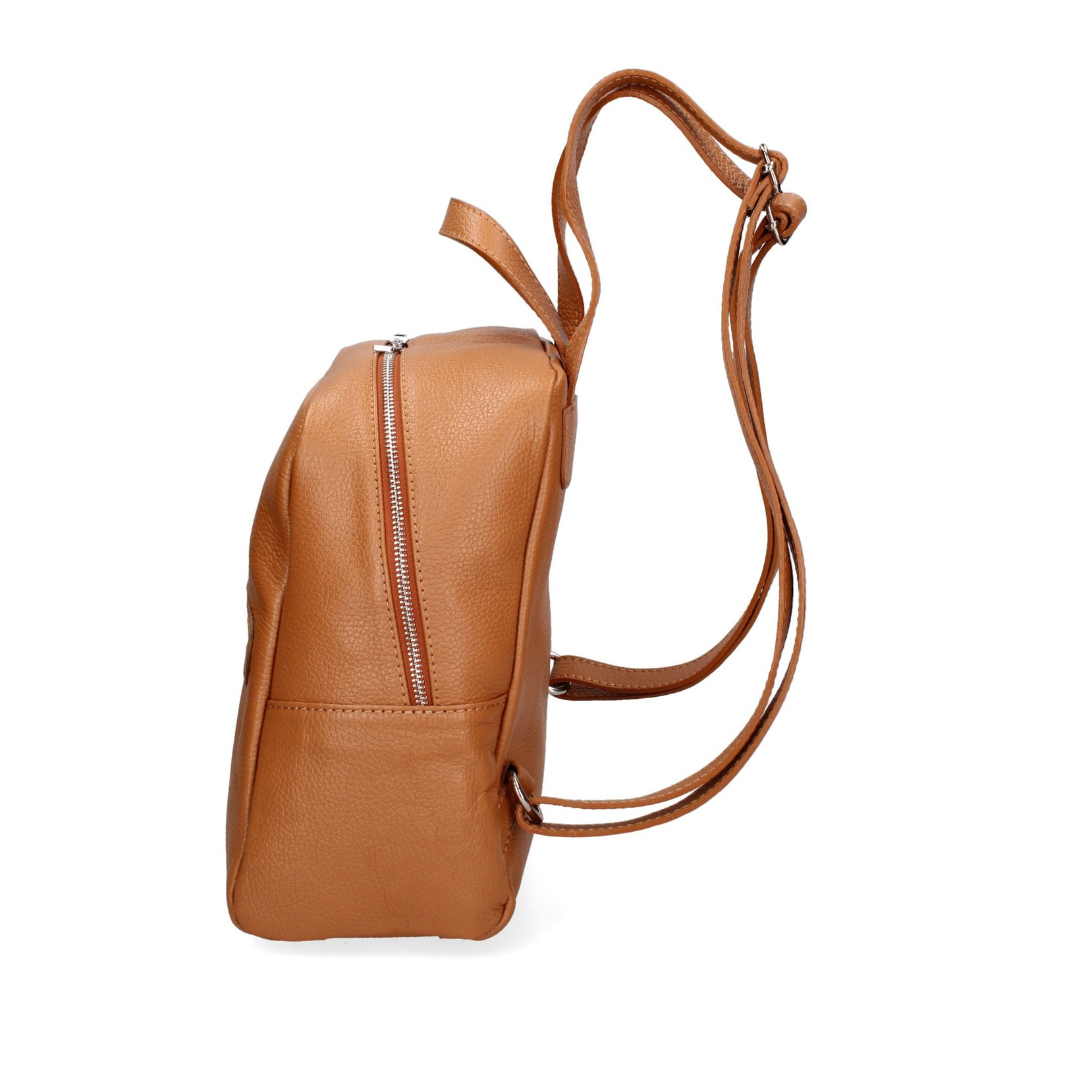 Zaino donna in vera pelle - Modello Edera Ultra - 70% Cotone - 25.0 x 31.0 x 13.0 cm