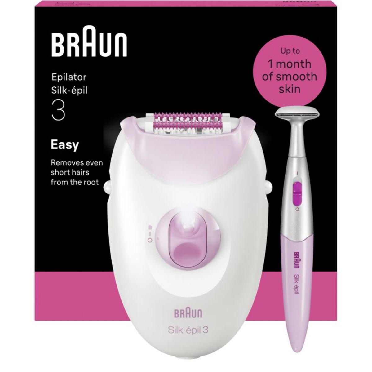 Epilateur électrique BRAUN Silk-épil SE3 3-202