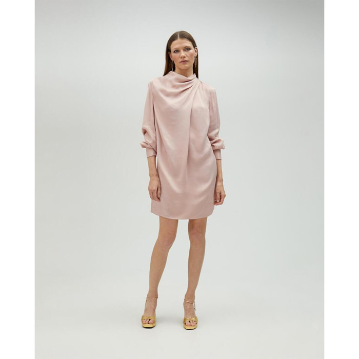 Abito corto con cintura