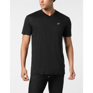 PHILIPP PLEIN T-Shirt V-Neck Ss HEXAGON