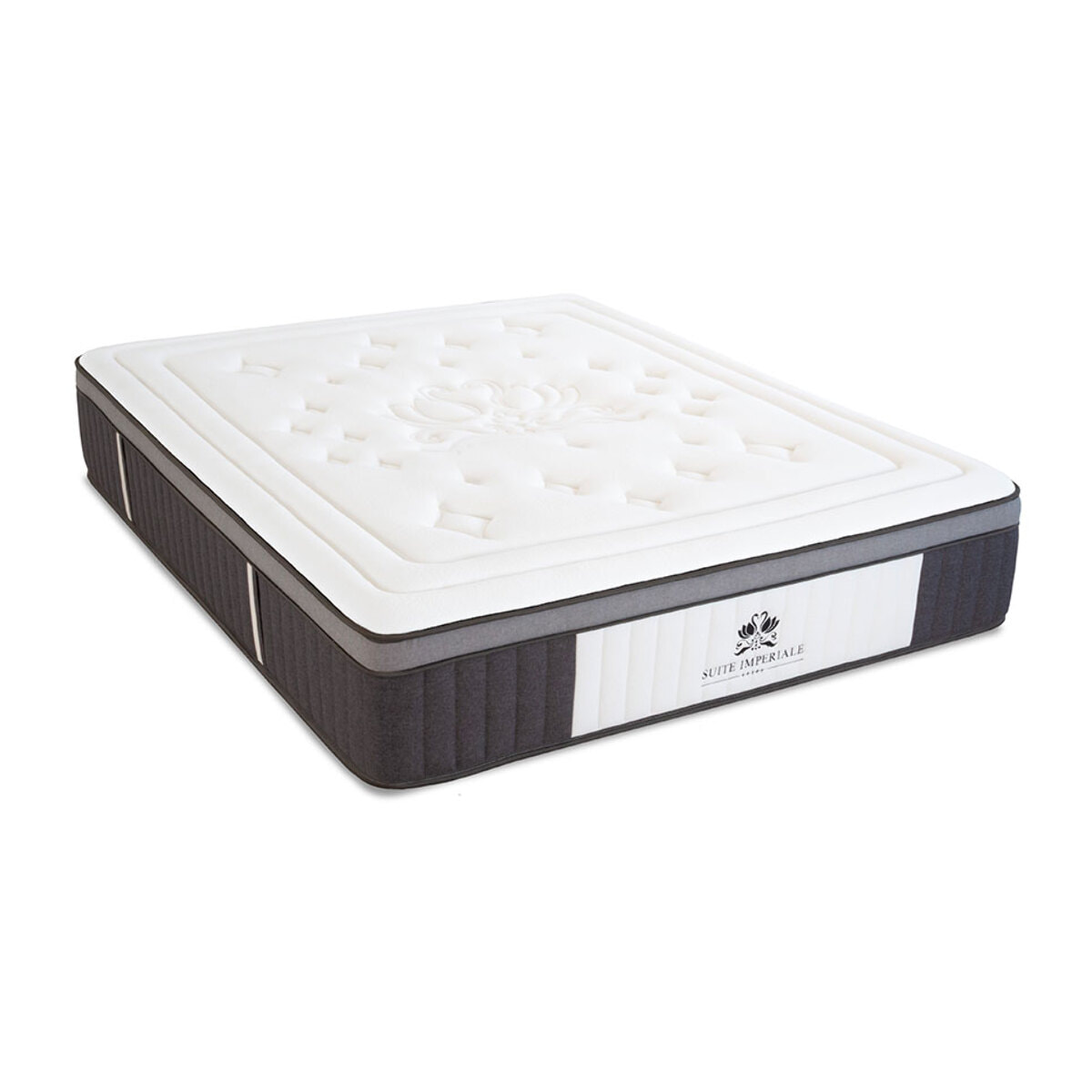 Matelas Hybride Suite Impériale, Soutien Ferme, 35 cm, Ressorts Ensachés & Mémoire de Forme