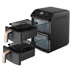 Freidora de aire COSORI Turbo Tower Compact 8,6 L con calentamiento superior y revestimiento 100% cerámico libre de PFAS