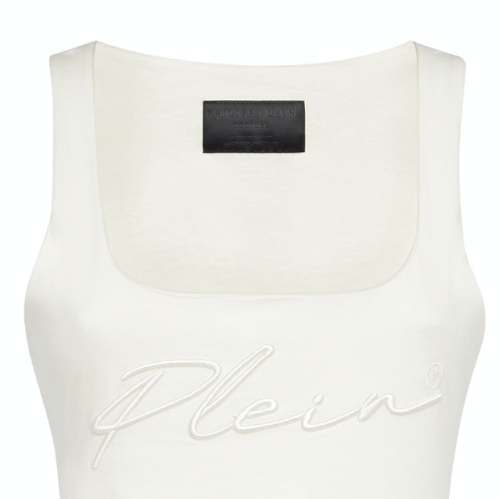 PHILIPP PLEIN Camiseta de tirantes SIGNATURE