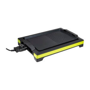 Plancha grill xtra de 2000w de 37x24,5cm antideslizante