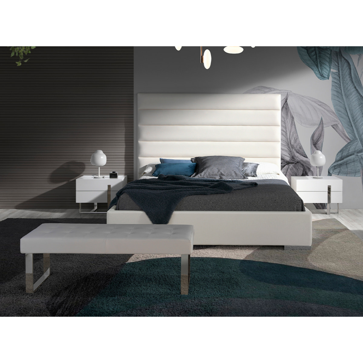 Mesa de noche de DM 60x42x45cm