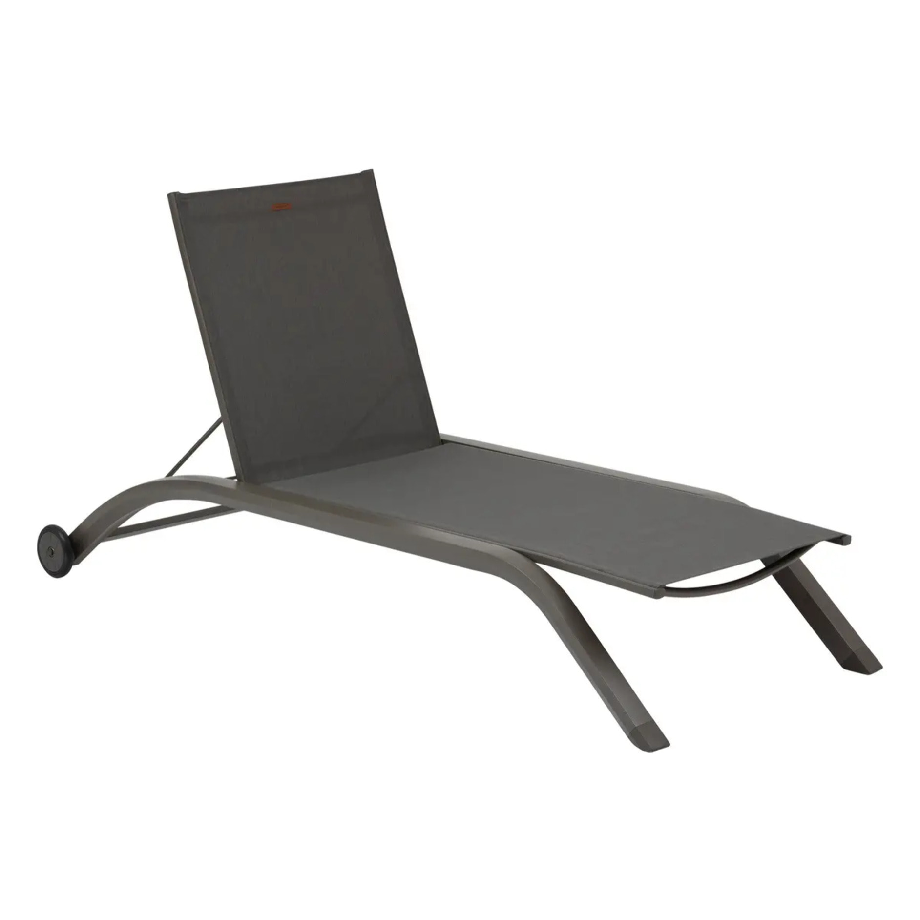 Transat "Jimani" anthracite & graphite 2 roues en aluminium et texaline