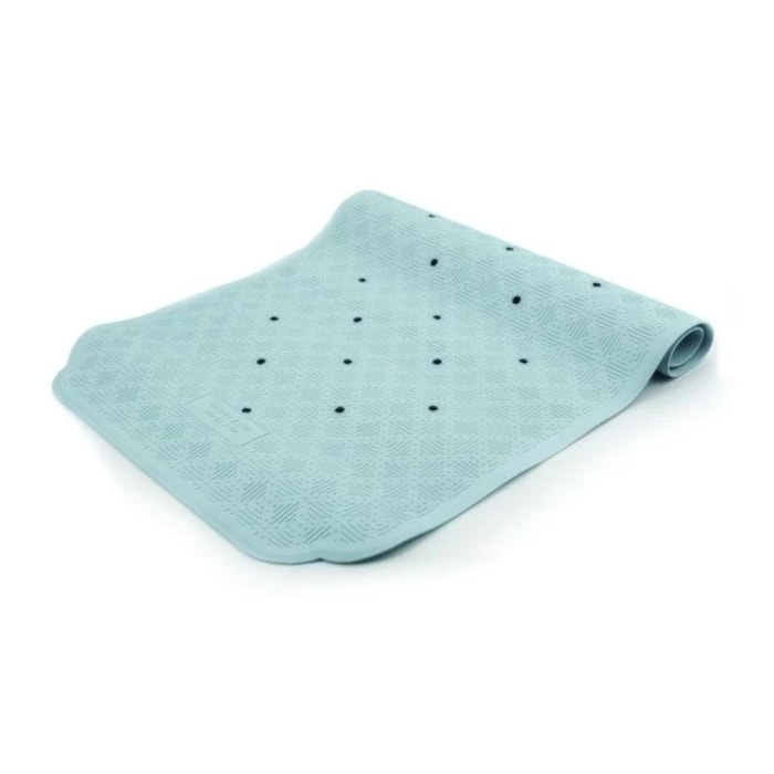 Tapis Fond de baignoire Caoutchouc RUBY 70x40cm Bleu Froid Spirella